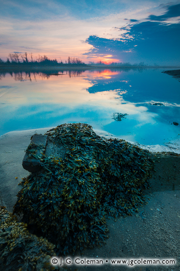 Dawn Over Lewis Gut (Lewis Gut, Pleasure Beach & the Long Beach Peninsula, Bridgeport, Connecticut)